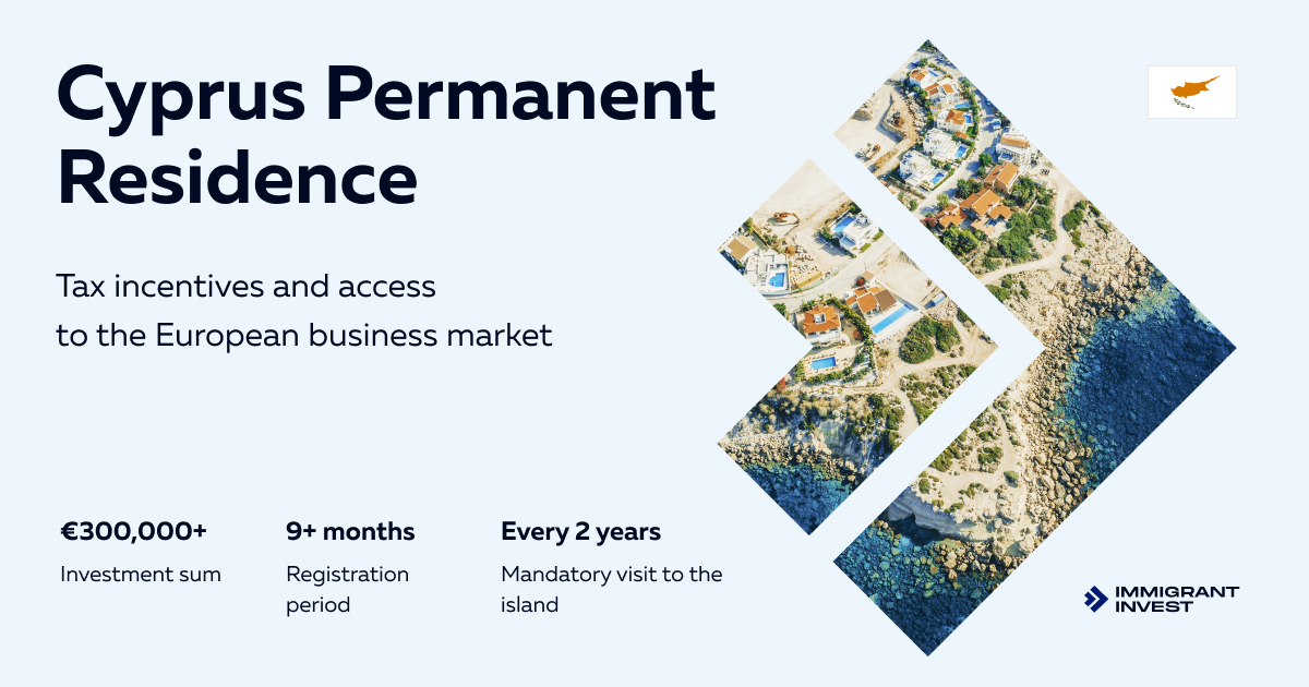 Cyprus Permanent Residency by Investment in !year: a Golden Visa with a Purchase of Real Estate, Securities and Bonds